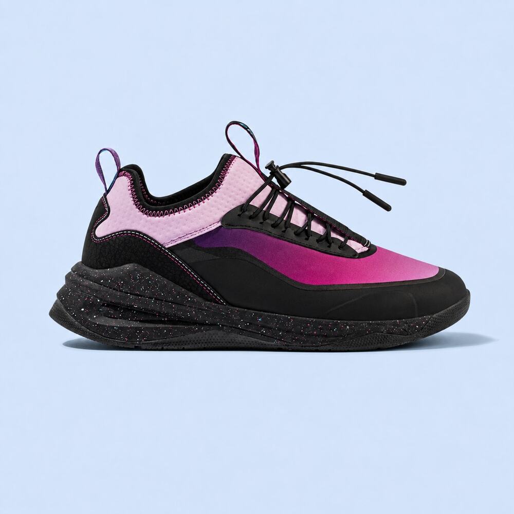 Clove Unisex Aeros Arctic Pink Black Nursing Sneakers size W 8.5 M 7 New